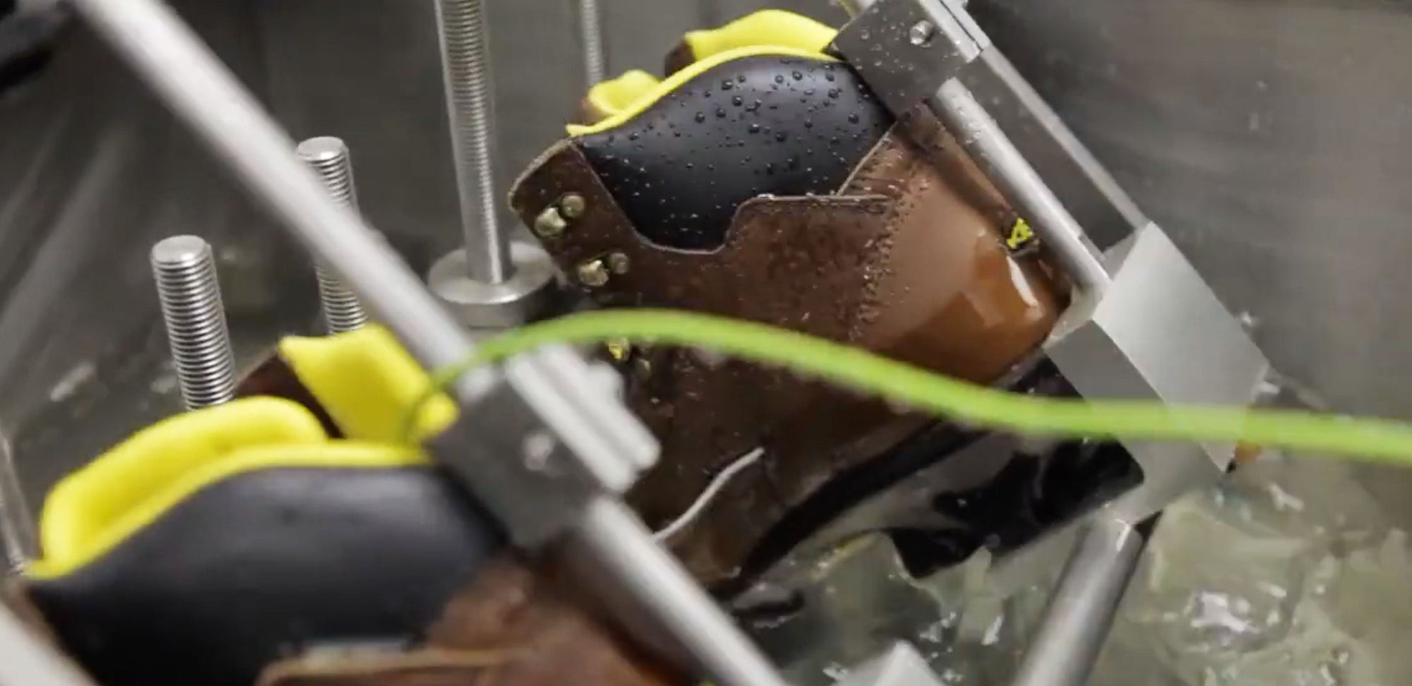 PFAS free KEEN boots viewed up close