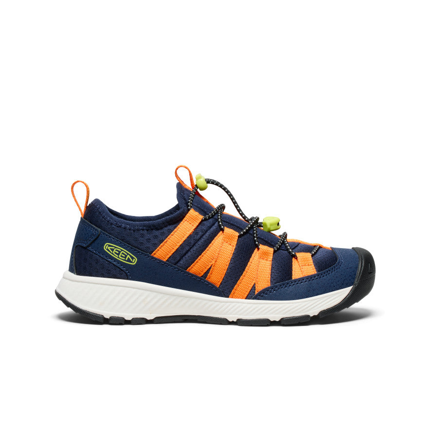 Ueba  Big Kids' Motozoa Sneaker | Naval Academy/Bright Marigold | KEEN