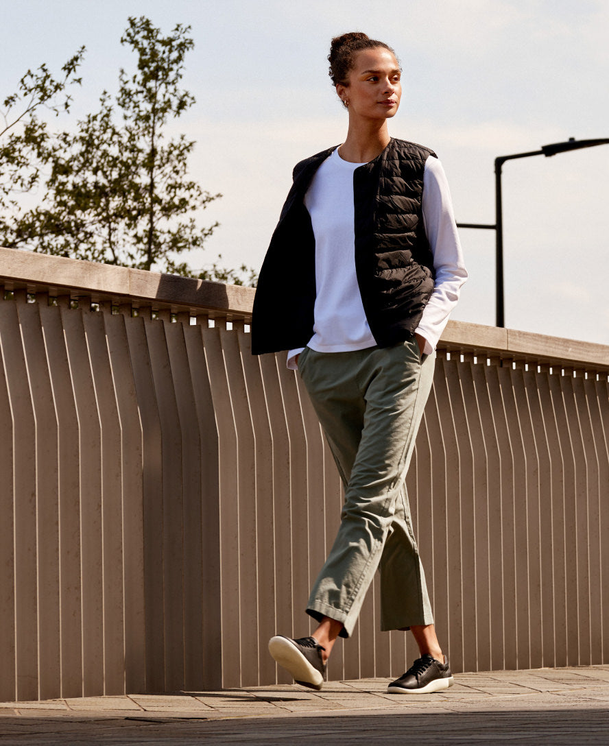 Women's Black Leather Sneakers - KNX Lace | KEEN Footwear Canada