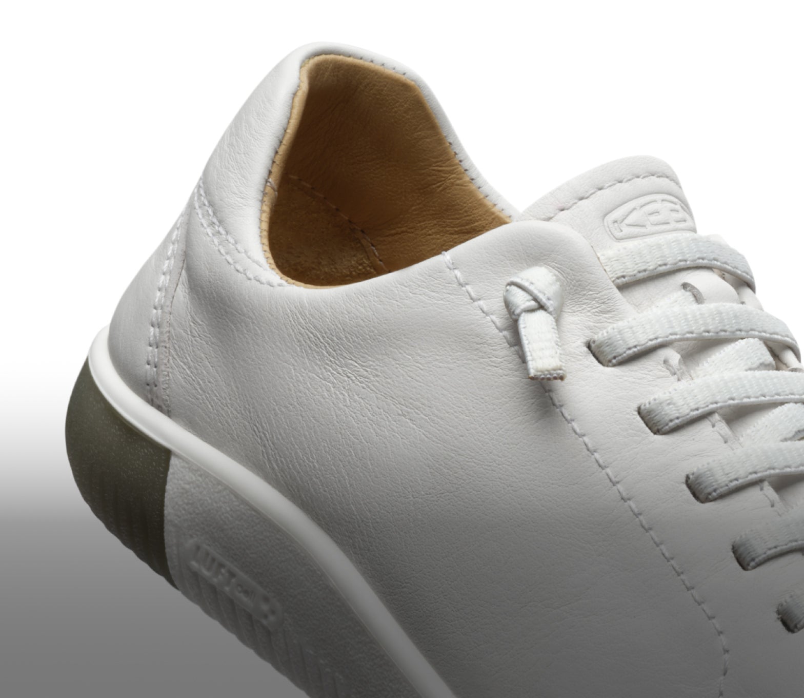 Women's White Leather Sneakers - KNX Lace | KEEN Footwear Canada