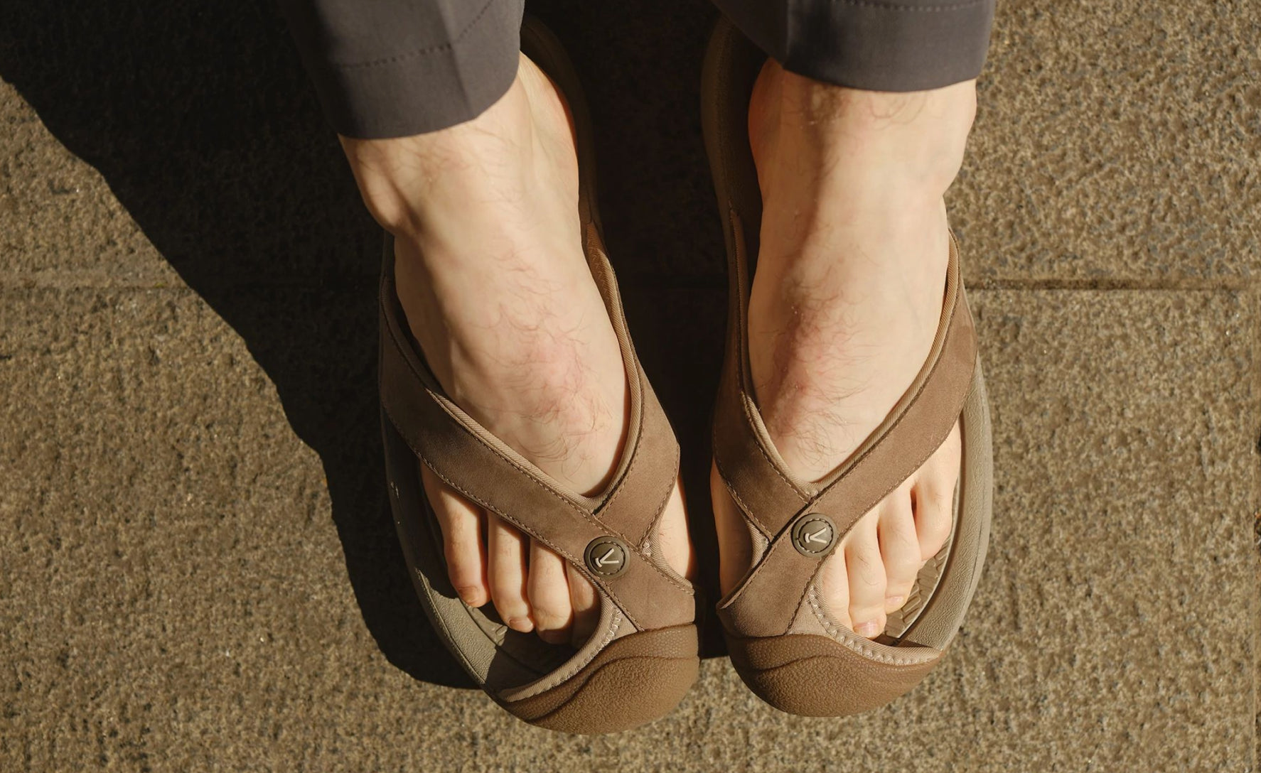 Men's Waimea Black/Black Leather Flip-Flop | KEEN | KEEN Footwear