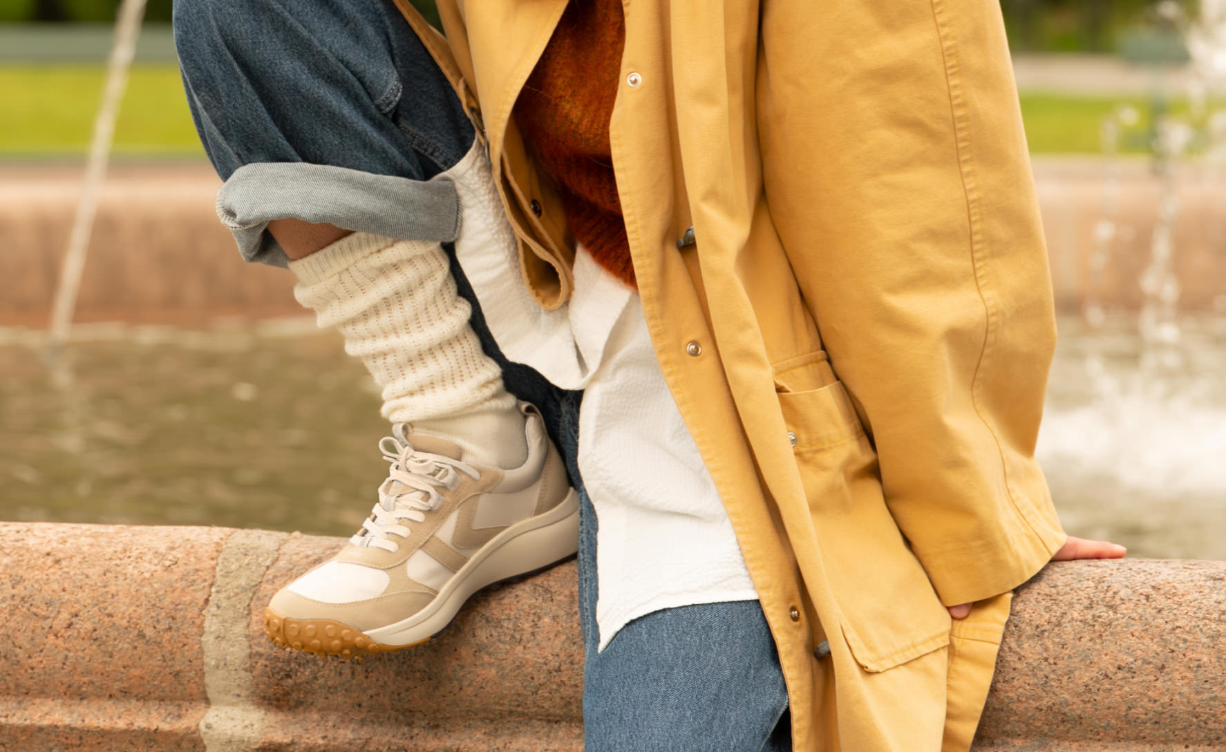 Women's KS86 Sneaker | Birch/Star White | KEEN Footwear Canada