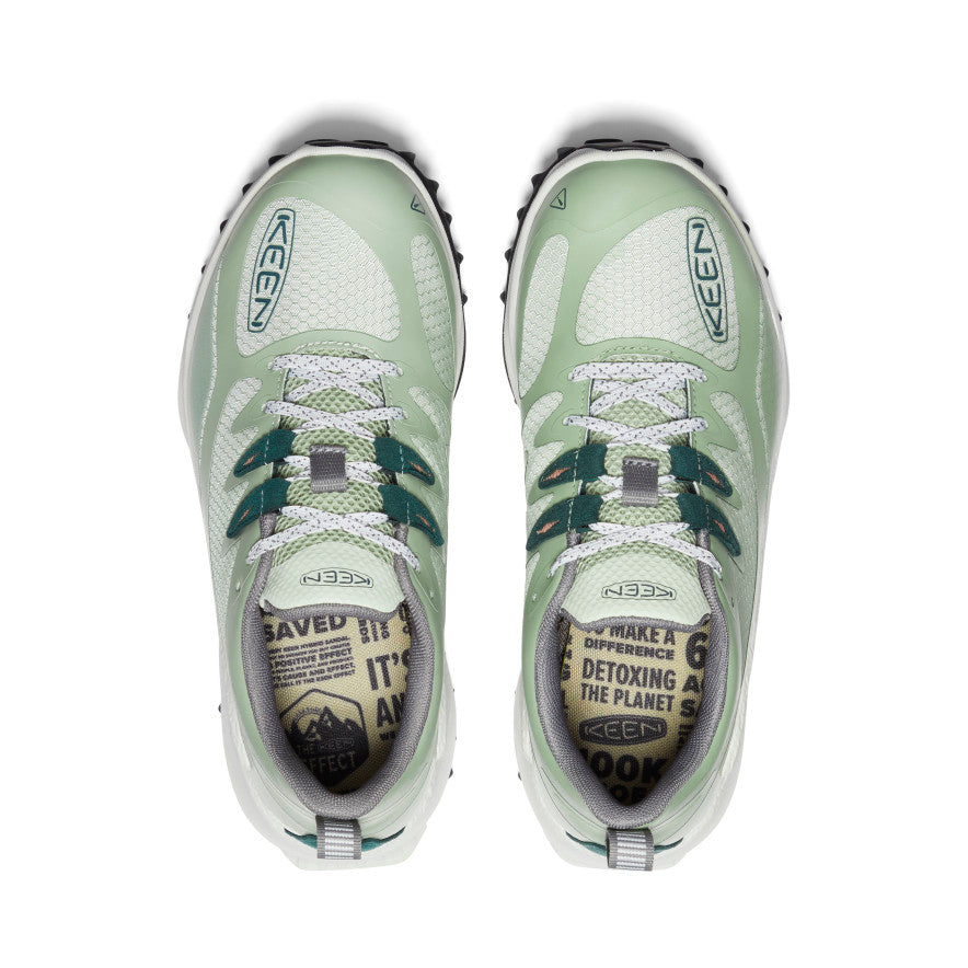Women's Zionic Waterproof Green Hiking Shoe Desert Sage/Ember