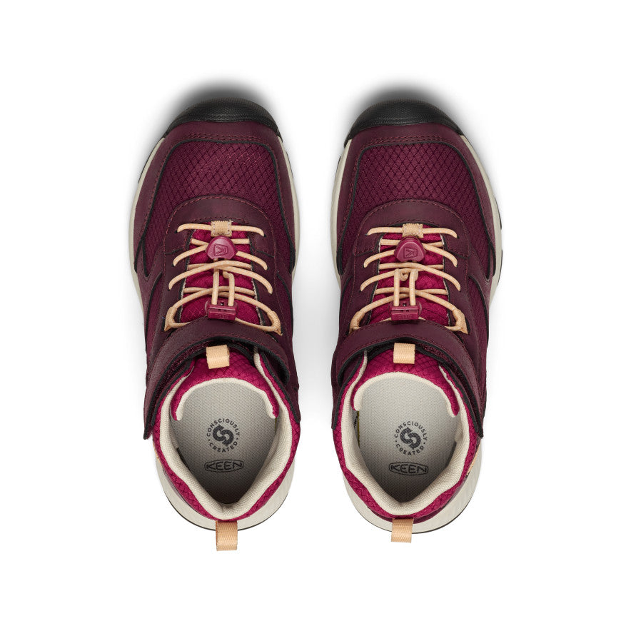 Big Kids' Skua Waterproof Boot | Fig/Peach Fuzz | KEEN Footwear Canada