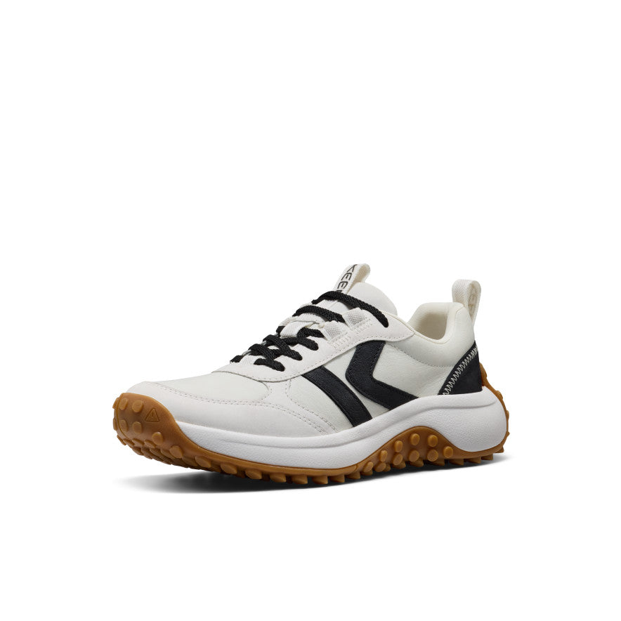 Women's KS86 Leather Sneaker | Star White/Black | KEEN Footwear Canada