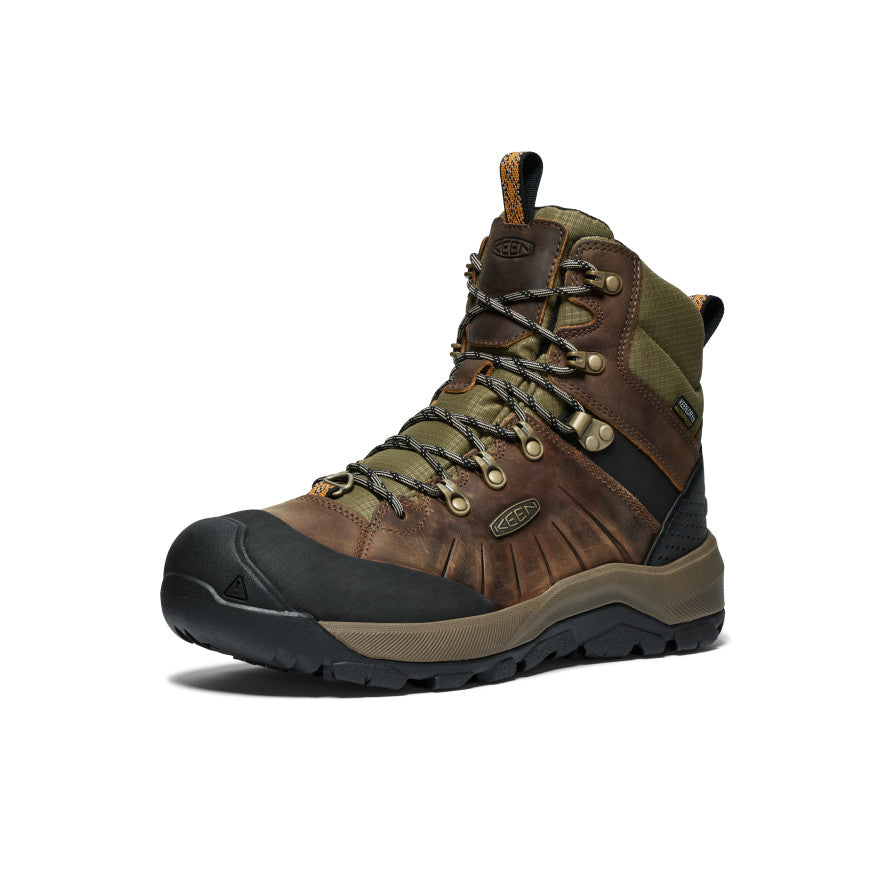 Men's Revel IV Polar Waterproof Boot | Bison/Orange Pepper | KEEN