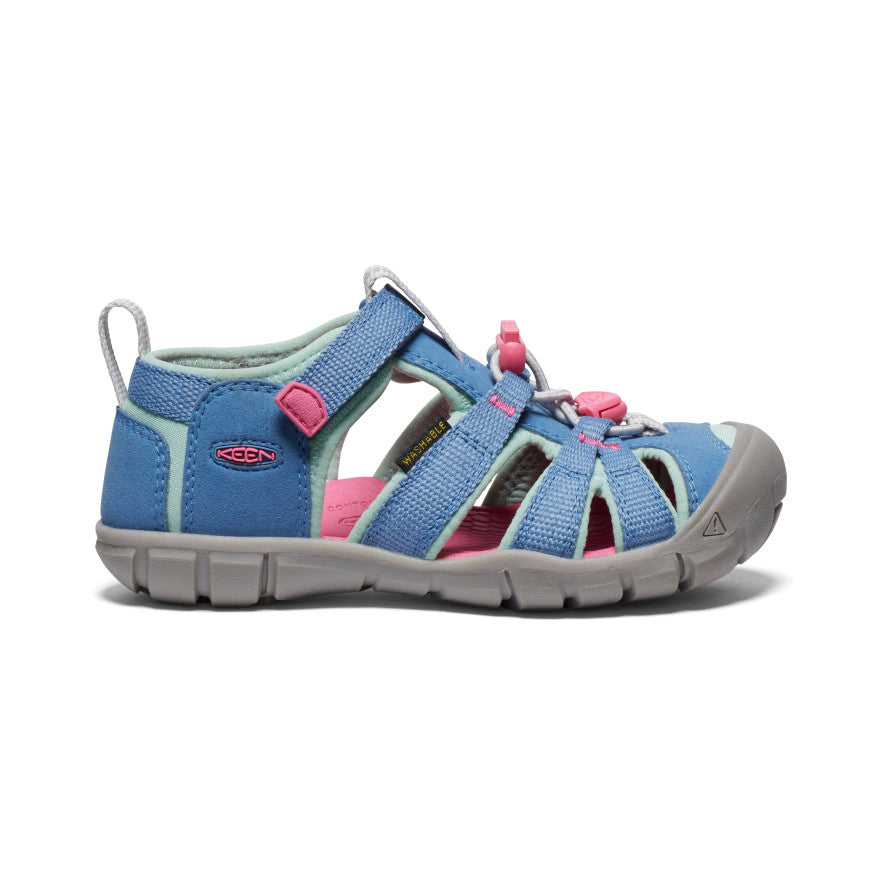 キッズ　レディース　サーフボード5.5 KEEN'S Little Kids' Seacamp II CNX Coronet Blue/Hot Pink Sandal