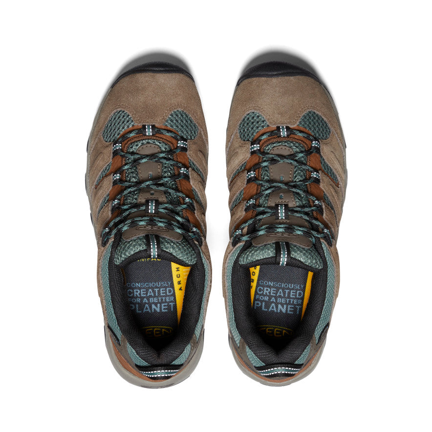 Women's Headout Waterproof Brown Leather Hiking Shoe | Shitake