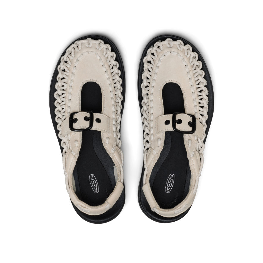 All Gender UNEEK PLT Mary Jane Sneaker | Birch Smooth Lea | KEEN