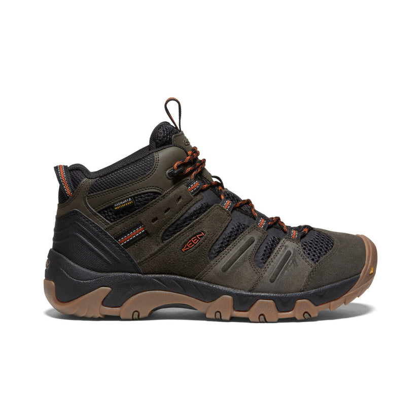 Headout Waterproof Hiking Boot Pour Homme  |  Olive Noire/Orange Fossile