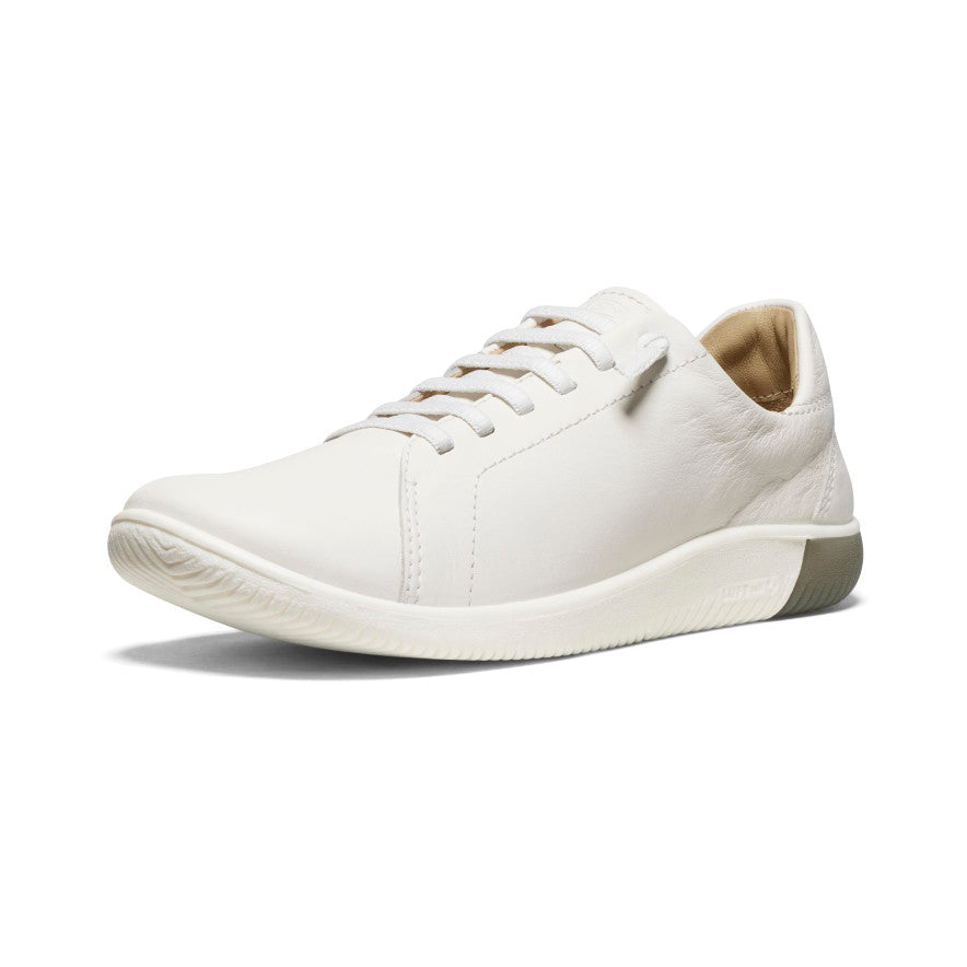 Women's White Leather Sneakers - KNX Lace | KEEN Footwear Canada