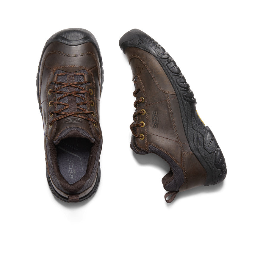 Men's Dark Brown Leather Oxfords - Targhee III | KEEN Footwear Canada