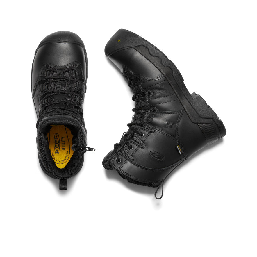 Women's CSA Oshawa+ 8" Side Zip Waterproof Boot (Carbon Toe) - Pair Angle Image