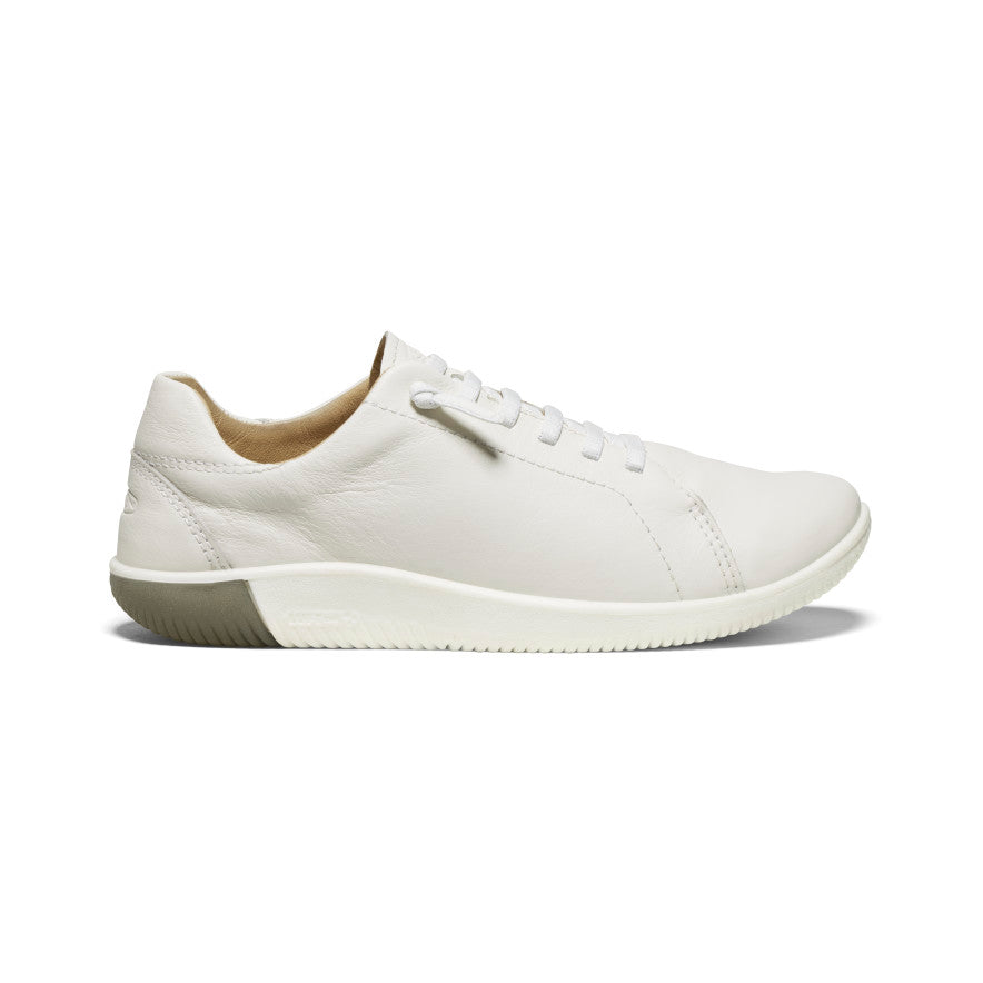 Women's White Leather Sneakers - KNX Lace | KEEN Footwear Canada