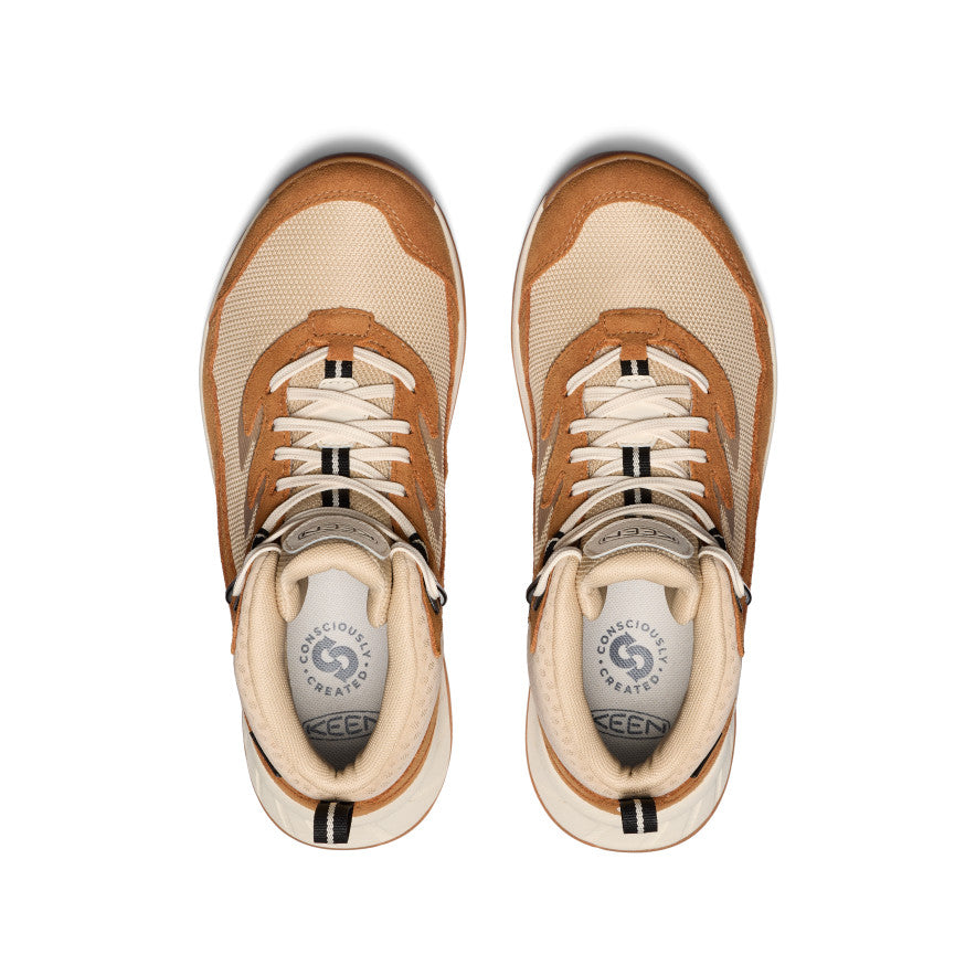 イニー Women's Hightrail Waterproof Hiking Boot | Safari/Chipmunk | KEEN