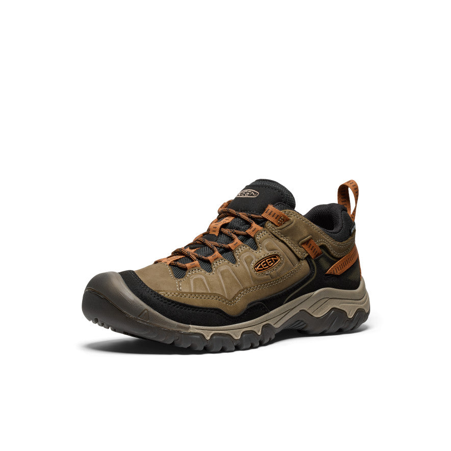 Men's Targhee IV Wide Waterproof Hiking Shoe | Sea Turtle/Roasted