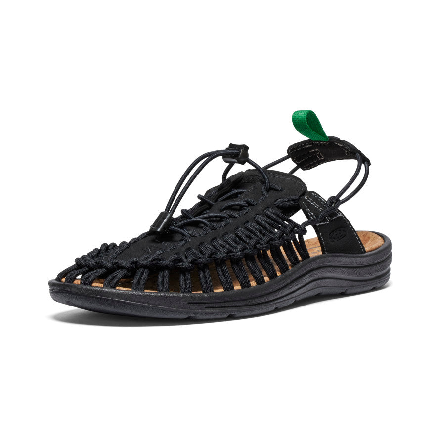 All Gender UNEEK II Convertible Black/Jolly Green Sandal | KEEN