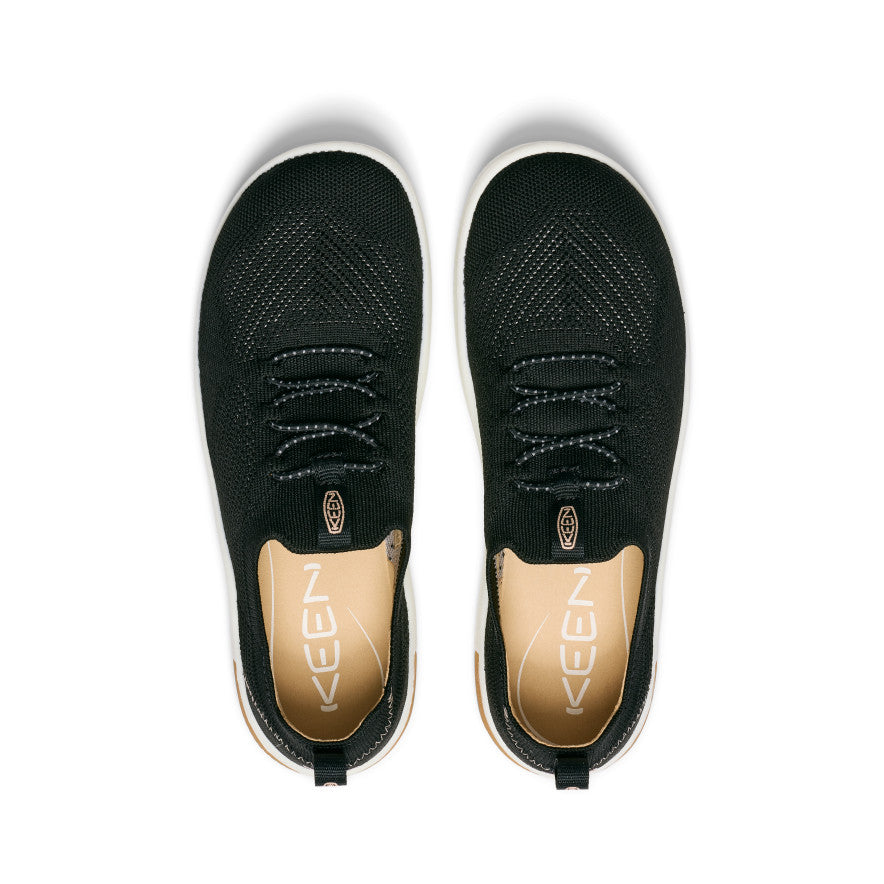 Women's KNX Knit Sneaker Black/Star White KEEN Footwear Canada