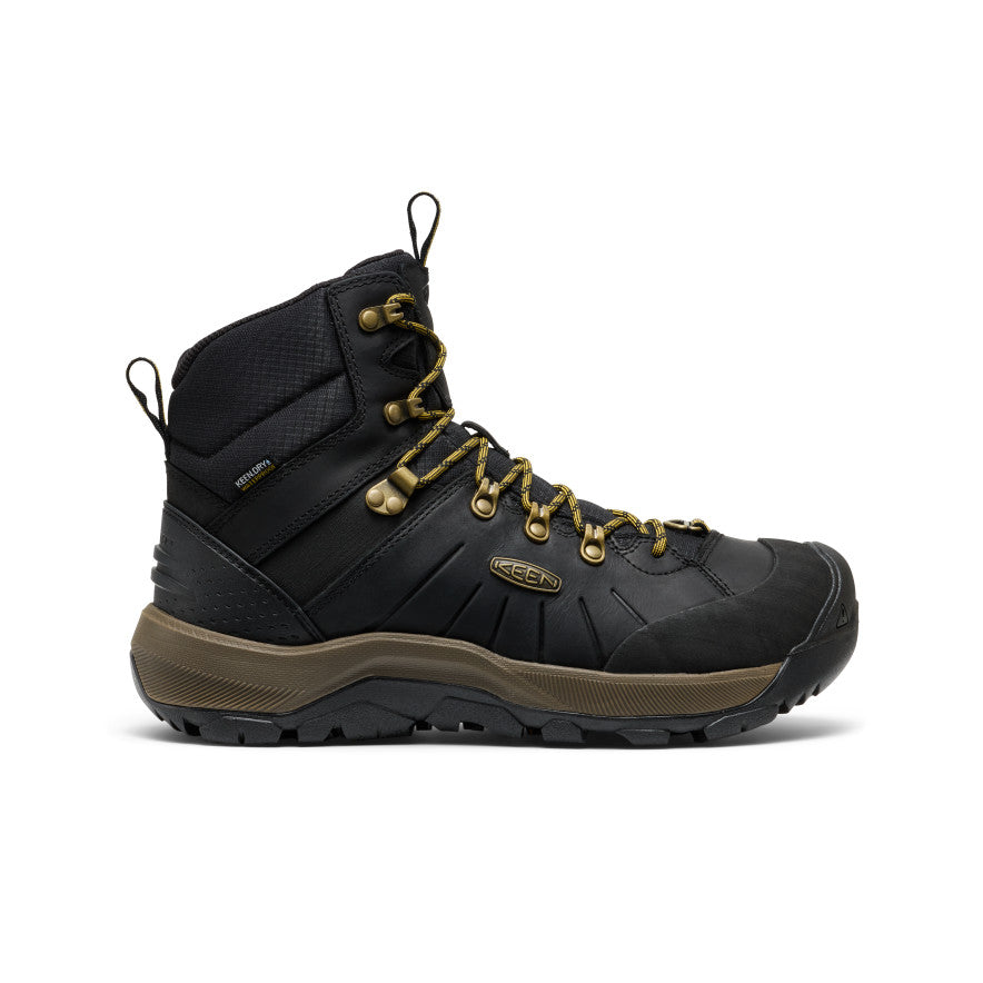 Men's Revel IV Polar Waterproof Boot | Black/Lemon Curry | KEEN