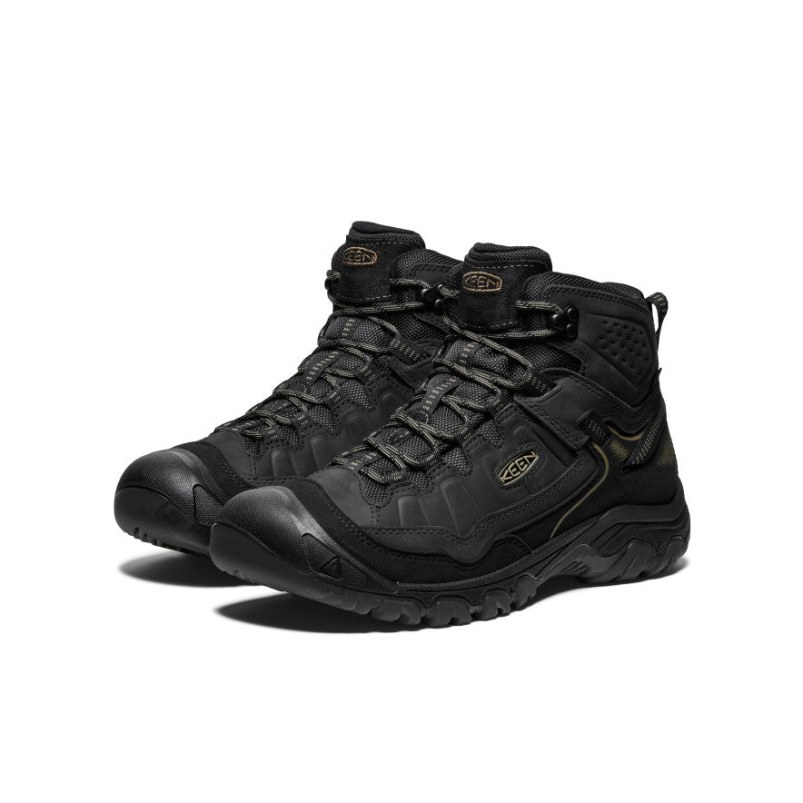 Men's Targhee IV Waterproof Hiking Boot | Triple Black | KEEN