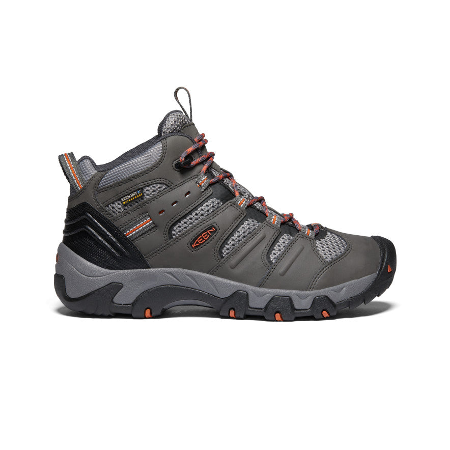 Men's Grey Hiking Boots Koven Mid WP KEEN Footwear Canada