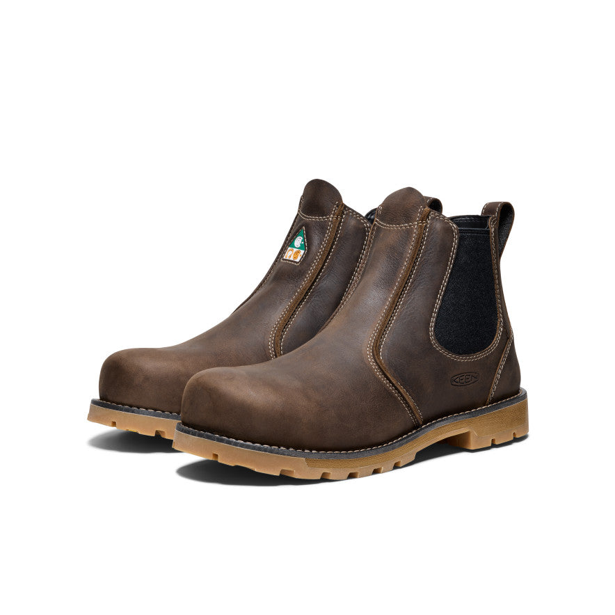 チーフ　カリブ Pull-On Work Boots for Men - CSA Seattle Romeo | KEEN Footwear Canada