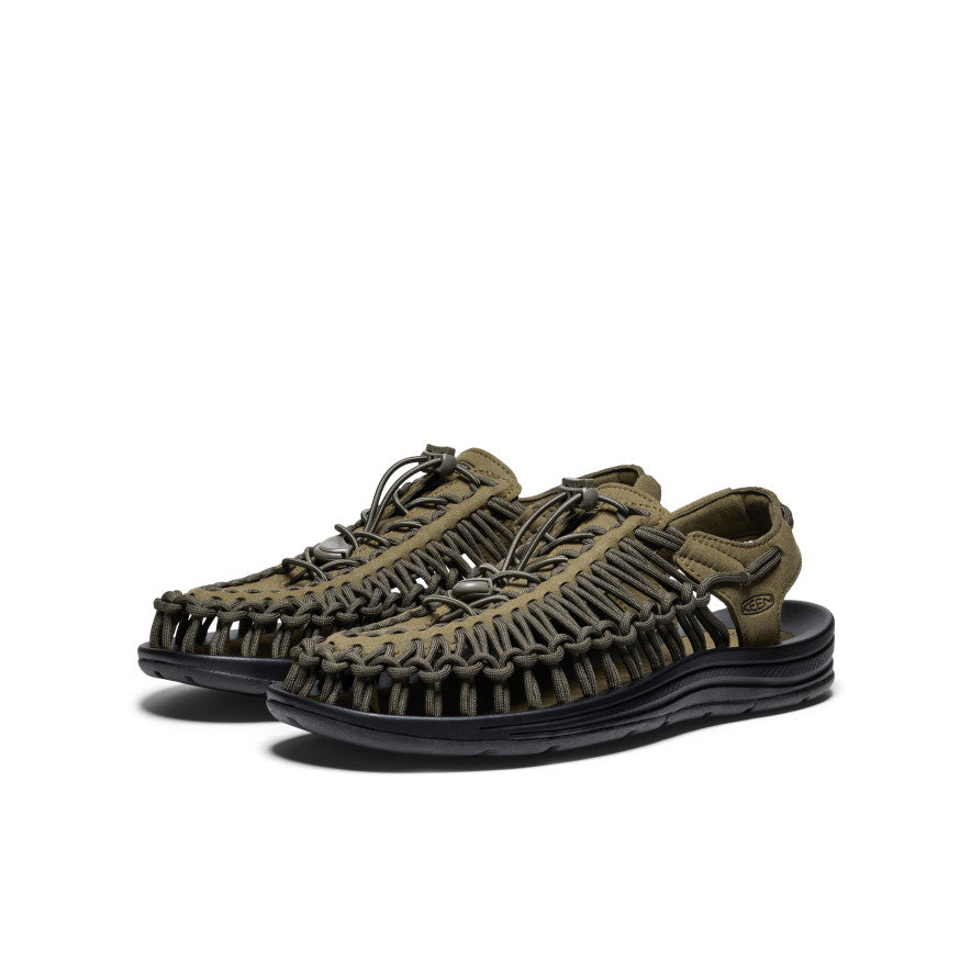 ［新品未使用!!］keen UNEEK II SLID All Gender UNEEK II Convertible Black/Jolly Green Sandal | KEEN