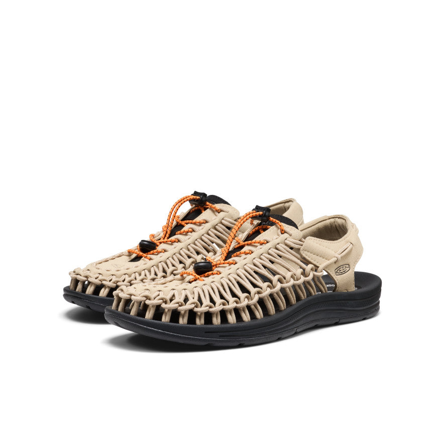 Men's UNEEK Sneaker | Safari/Orange Peel | KEEN Footwear Canada