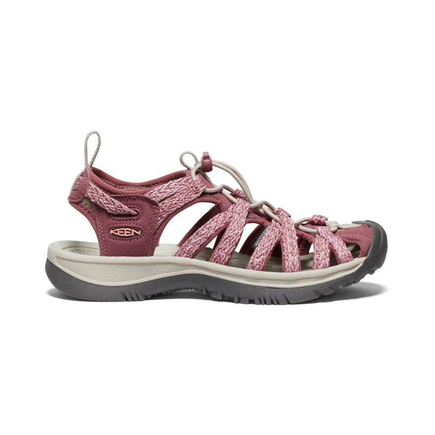 Women's Whisper Rose Brown/Peach Parfait Closed Toe Sandal | KEEN