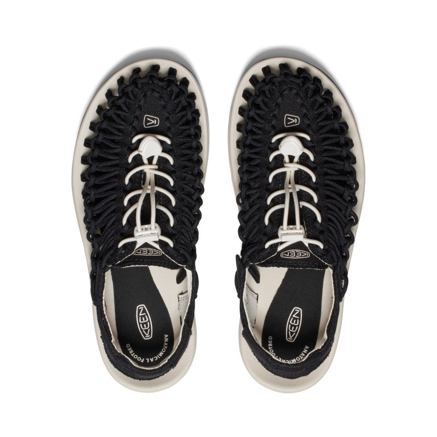 Women's UNEEK Canvas Black/Birch Sandal | KEEN | KEEN Footwear Canada