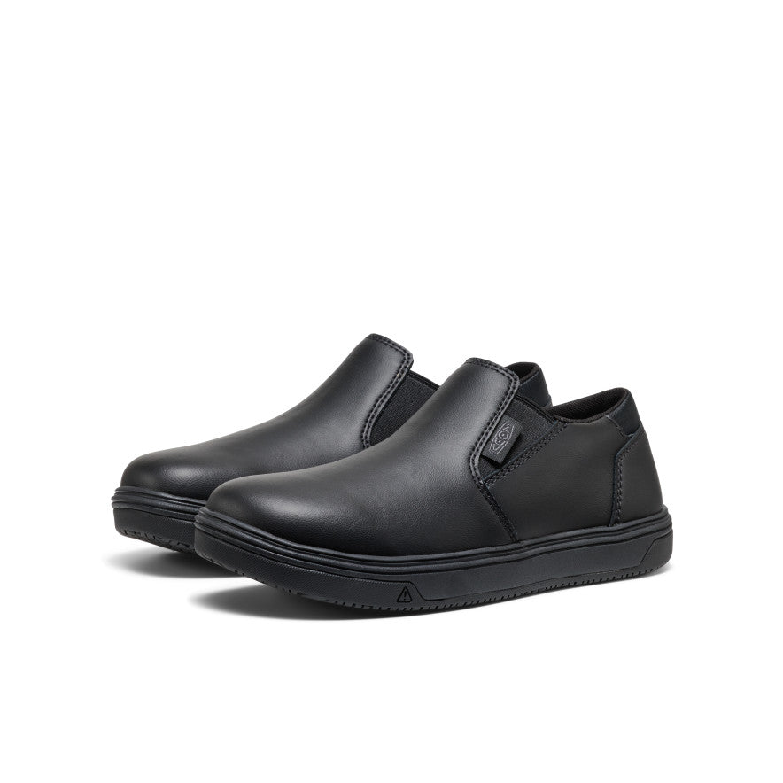 靴 ofof 1F MATT BLACK Women's Kenton Shift WTX Work Shoe (Soft Toe) | Black/Black | KEEN