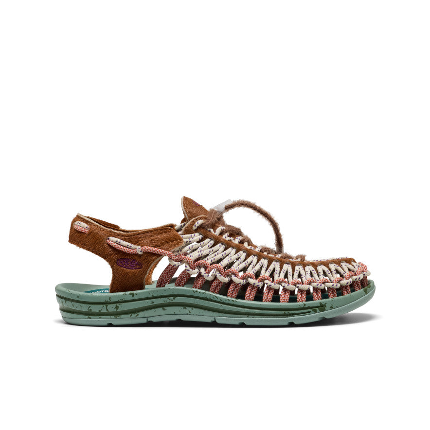靴 KEEN UNEEK All Gender UNEEK Leather Sneaker | Terrain Roasted Pecan | KEEN