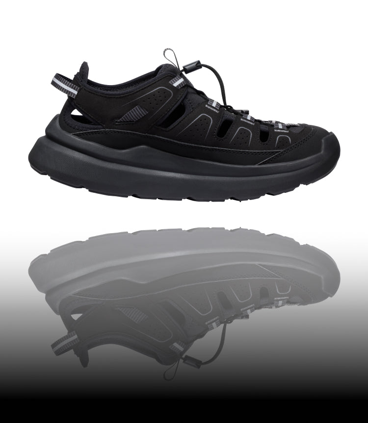 Men's Wk450 Sandal Black/Black Walking Shoe | KEEN | KEEN Footwear