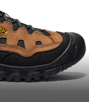 Men's Targhee IV Vent Bison/Golden Yellow Leather Hiking Shoe