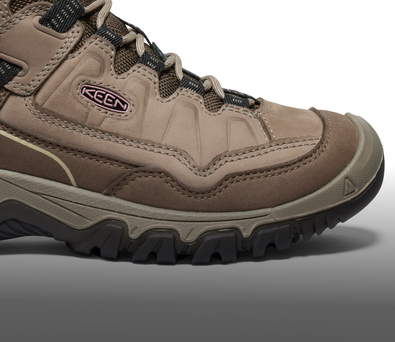 Keen Men's Targhee II Mid Waterproof Hiking Boots- Shitake/ Brindle