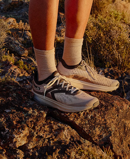 Men's Seek Trail Running Shoe | Willowherb/Orange Peel | KEEN