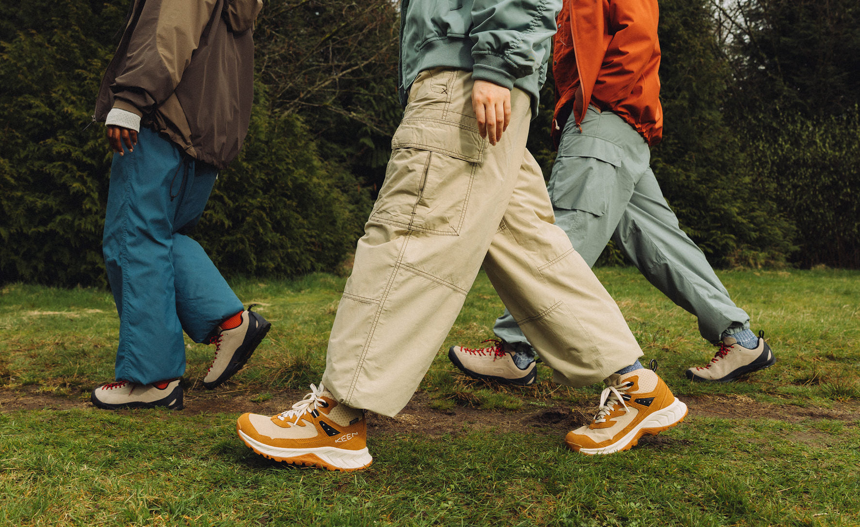 Women's Hightrail Waterproof Hiking Boot | Safari/Chipmunk | KEEN