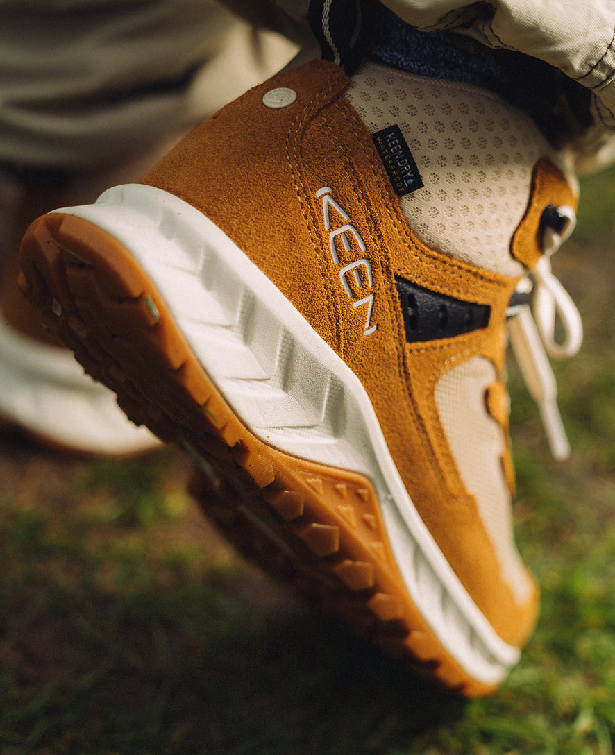 Women's Hightrail Waterproof Hiking Boot | Safari/Chipmunk | KEEN