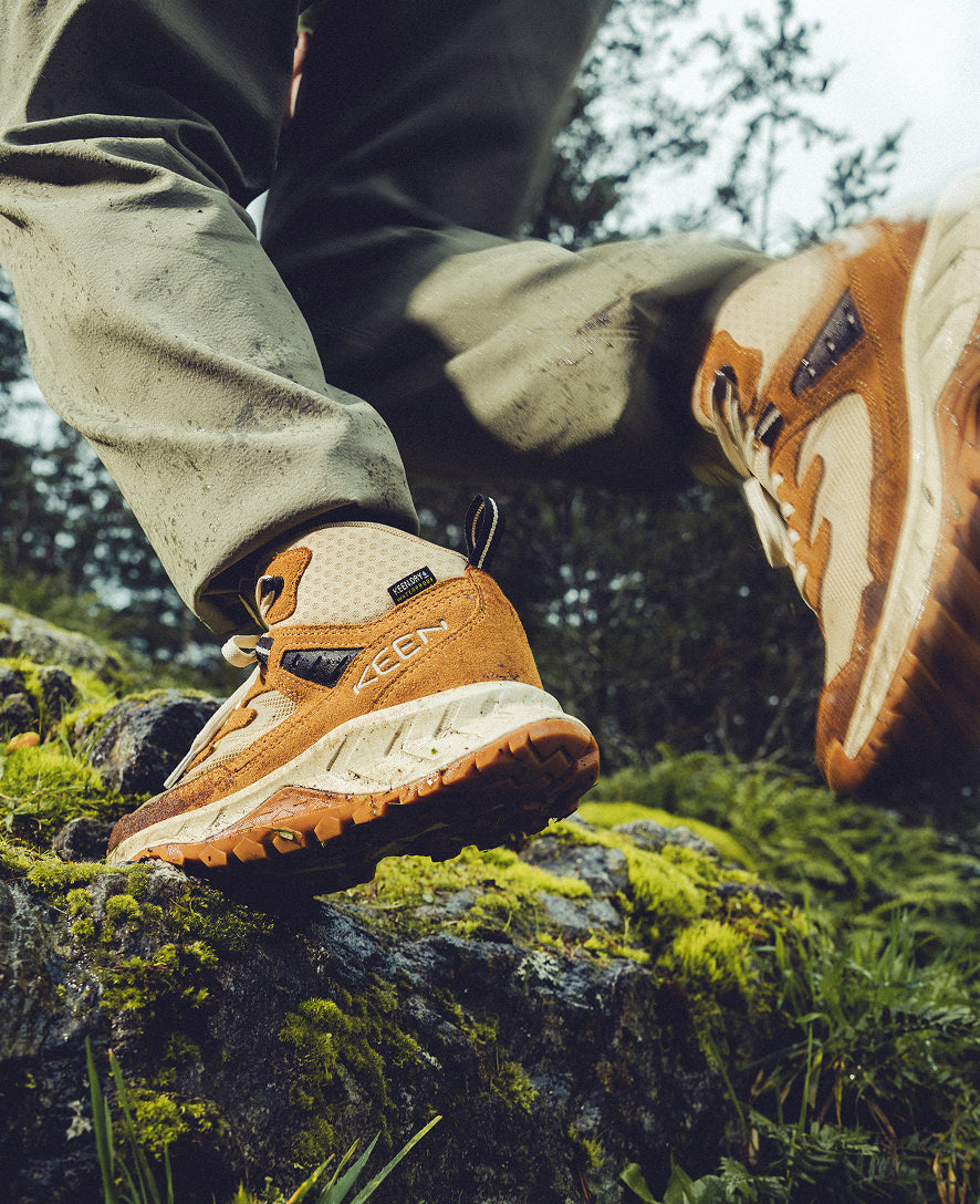 Women's Hightrail Waterproof Hiking Boot | Safari/Chipmunk | KEEN
