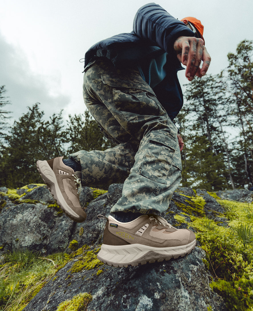 Men's Hightrail Vented Hiking Shoe | Martini Olive/Black | KEEN