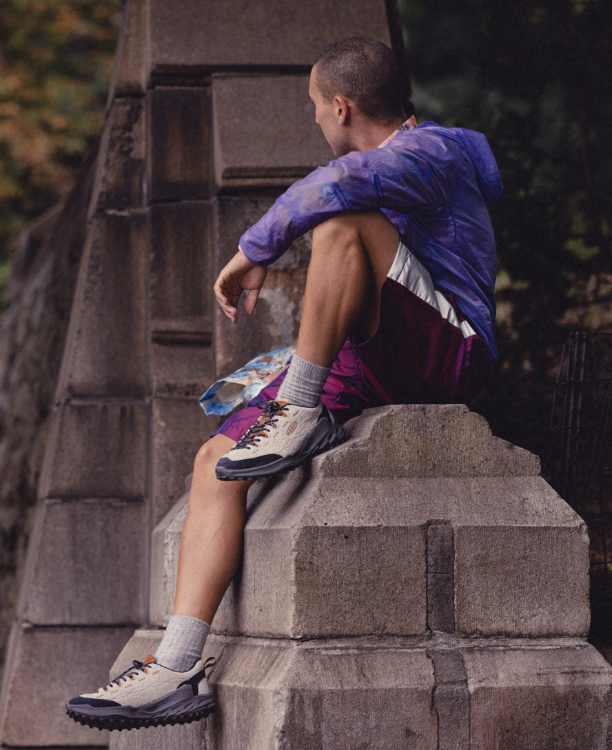 Men's Jasper Zionic Sneaker | Lemon Curry/Naval Academy | KEEN