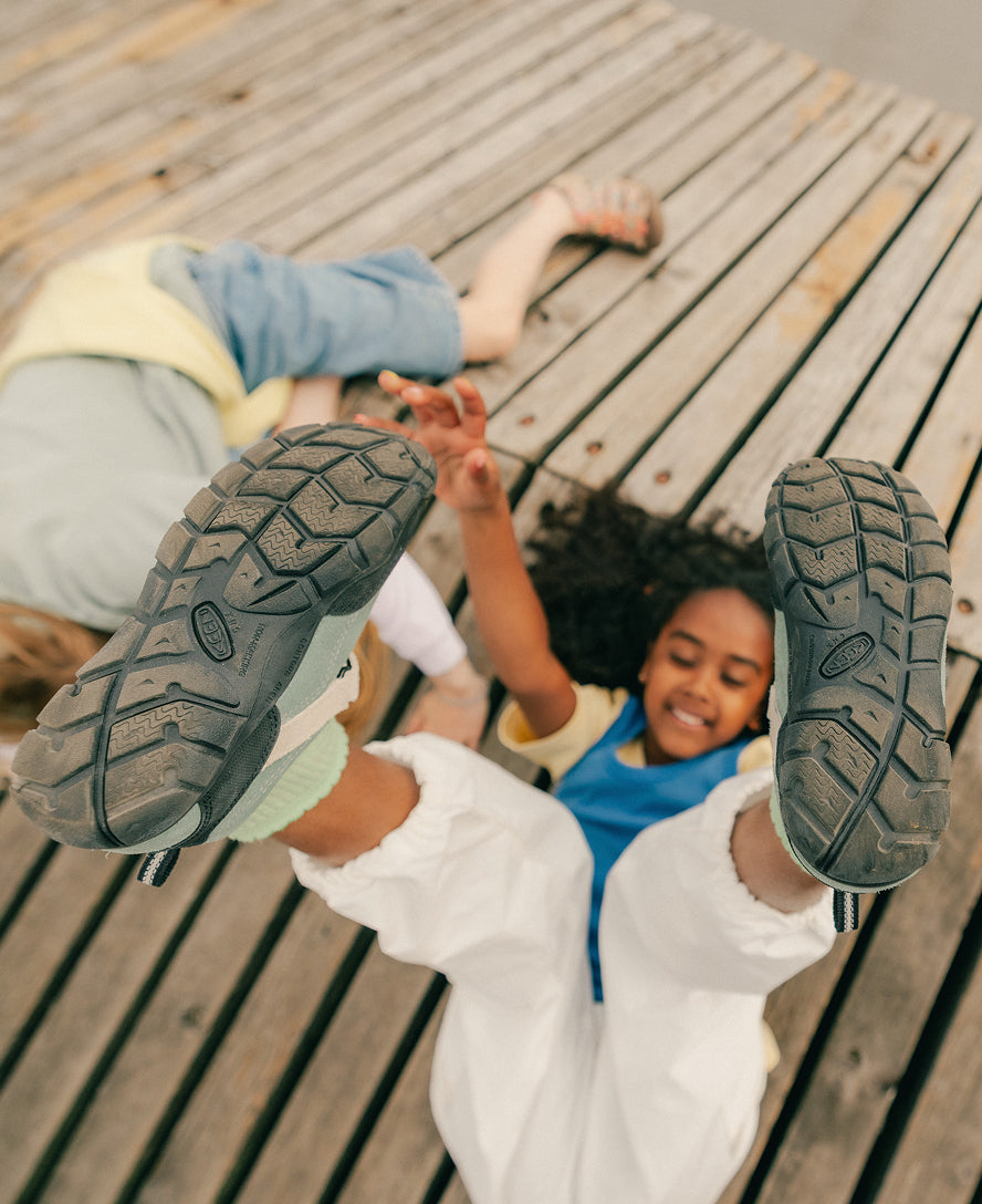 Little Kids' Jasper II KEEN Maple/Dark Forest Leather Shoe | KEEN
