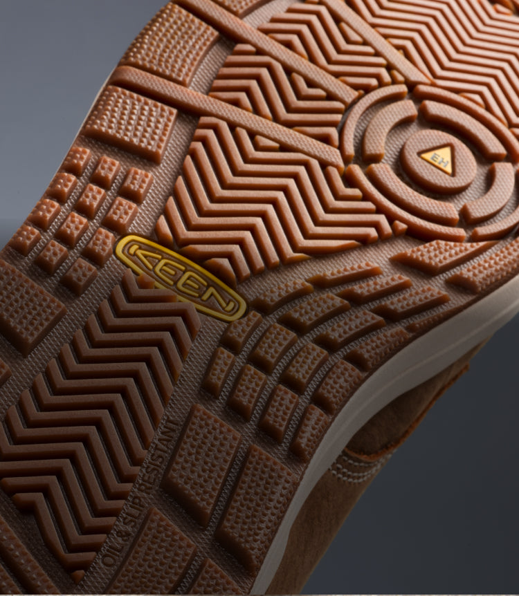 靴 CASH CA X E COX D-RING GIBSON BROW Men's CSA Gibson Boot (Carbon Toe) | Belgian/Gum | KEEN Footwear