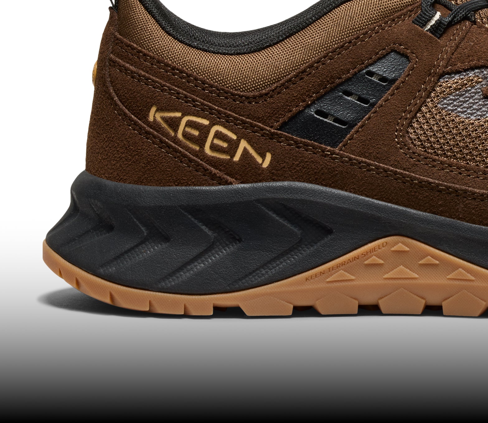 Men's Hightrail Vented Hiking Shoe | Dark Earth/Oak Buff | KEEN