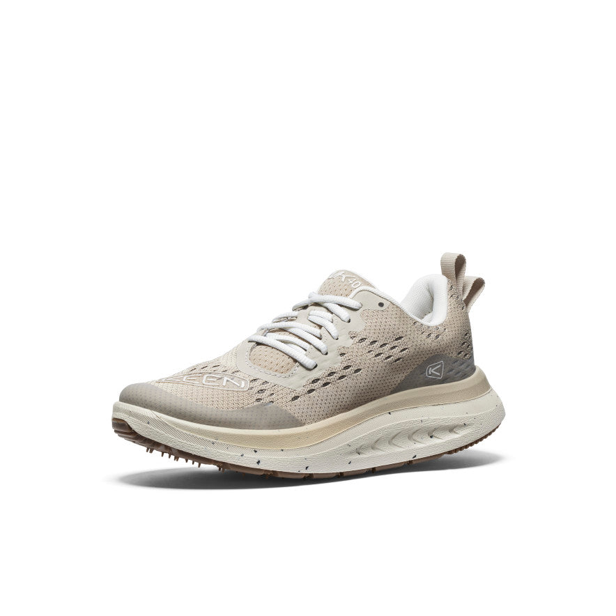 ユッキー Women's WK400 Plaza Taupe/Birch Leather Walking Shoe | KEEN | KEEN