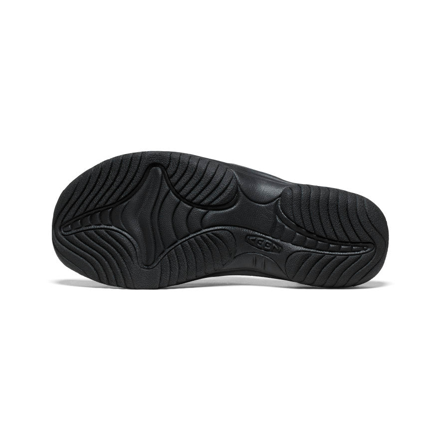 Men's Waimea Black/Black Leather Flip-Flop | KEEN | KEEN Footwear