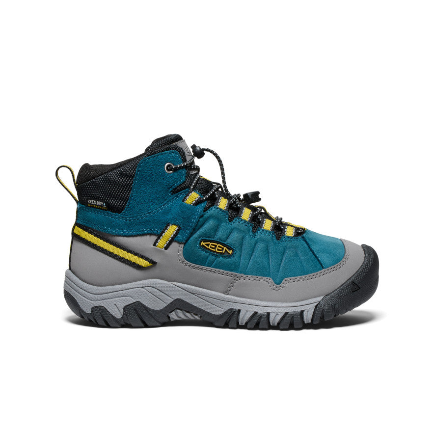 Keen Targhee IV Junior Waterproof Boots Blue Antique Moss 6