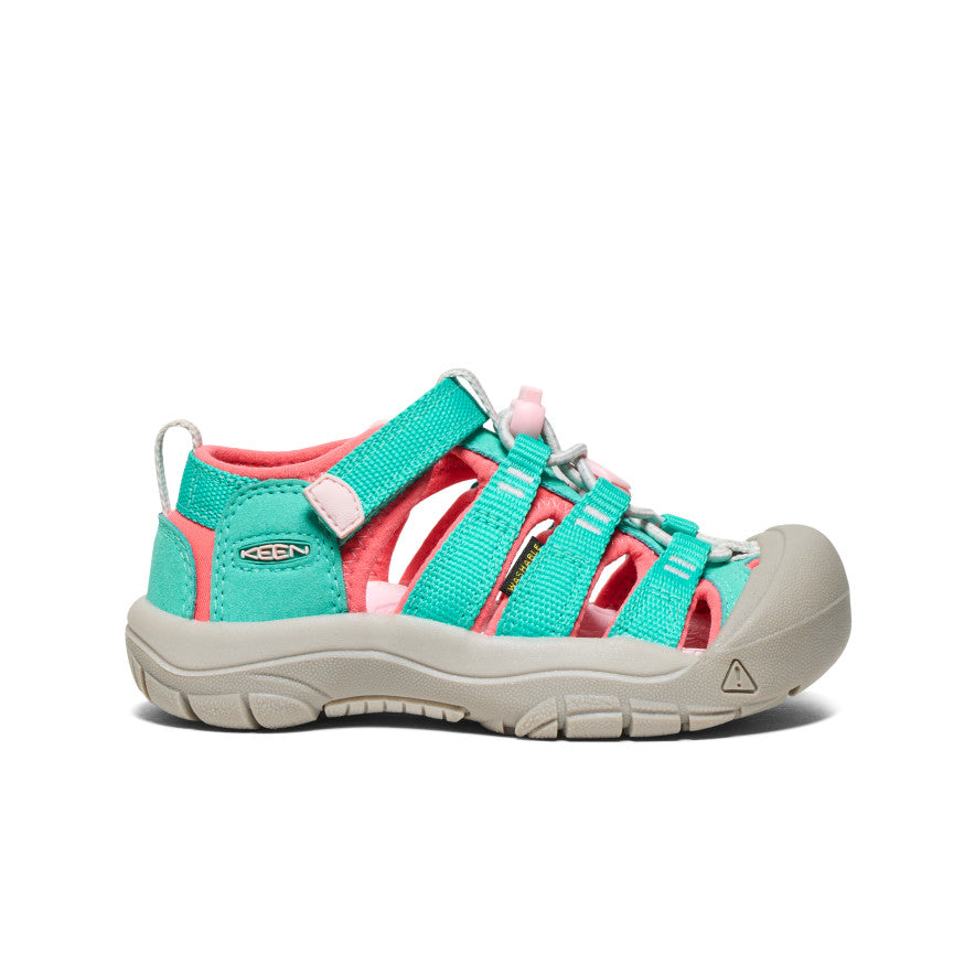 Little Kids' Newport H2 | Bright Aqua/Giggle Pink | KEEN Footwear