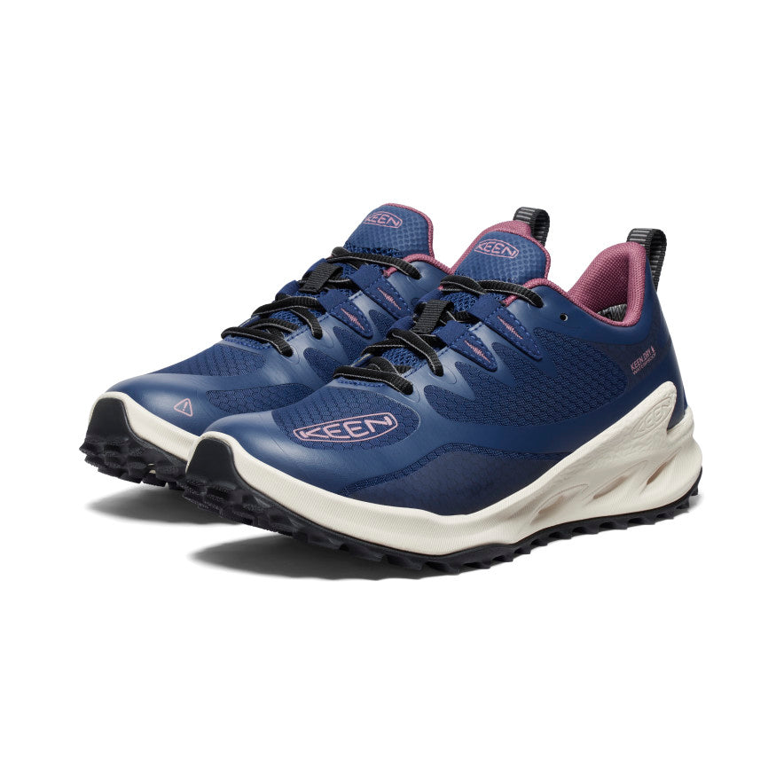 シヨウセッキン Women's Zionic Waterproof Naval Academy/Nostalgia Rose Hiking Shoe