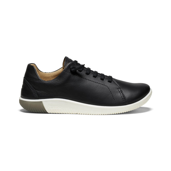 Women's black leather tennis shoes Clearance